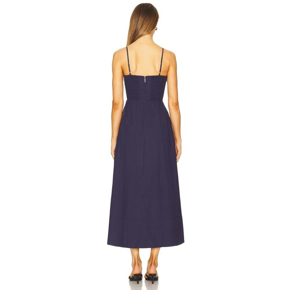 Cleobella Riley Ankle Dress in Moresco Navy Print MAXI - Picture 2 of 8